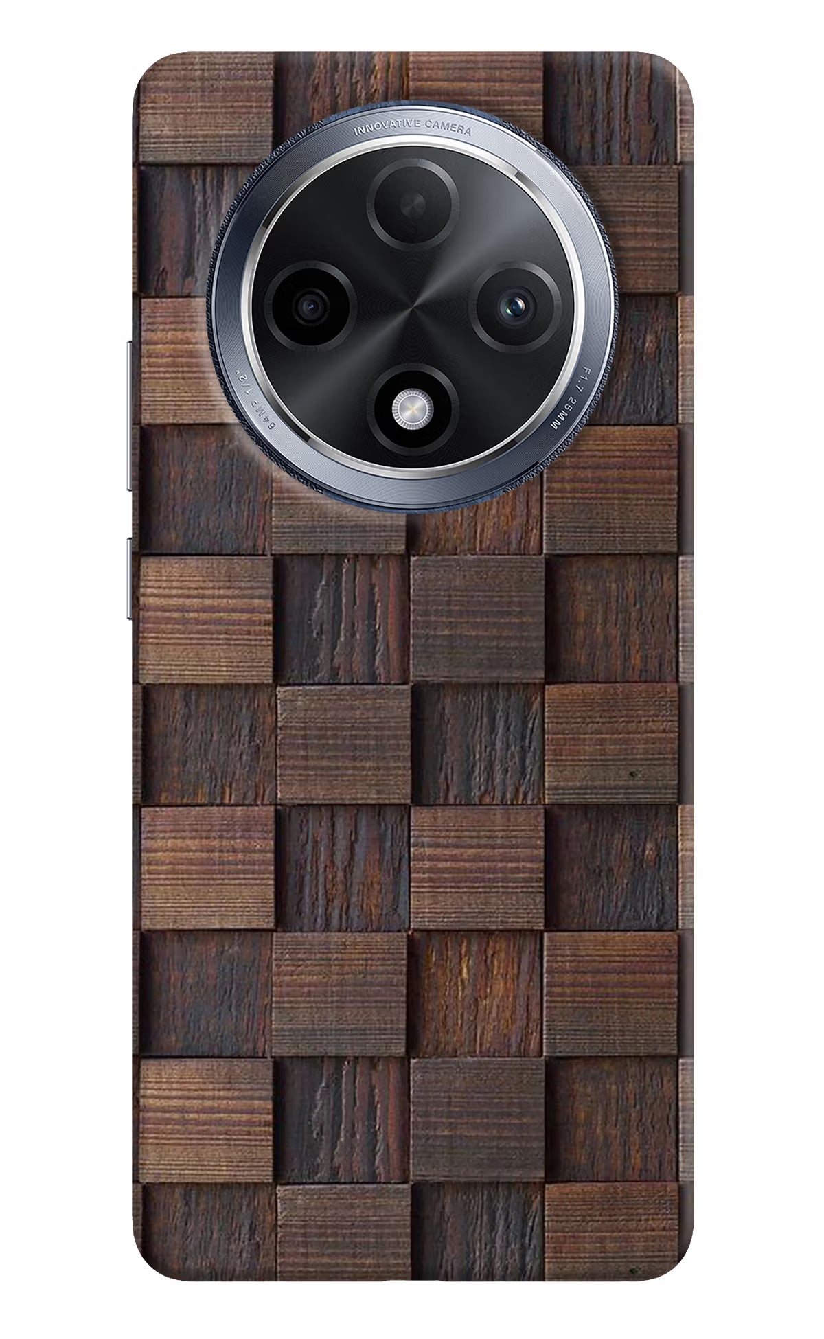 Wooden Cube Design Oppo F27 Pro Hard Case Back Cover by Casekaro