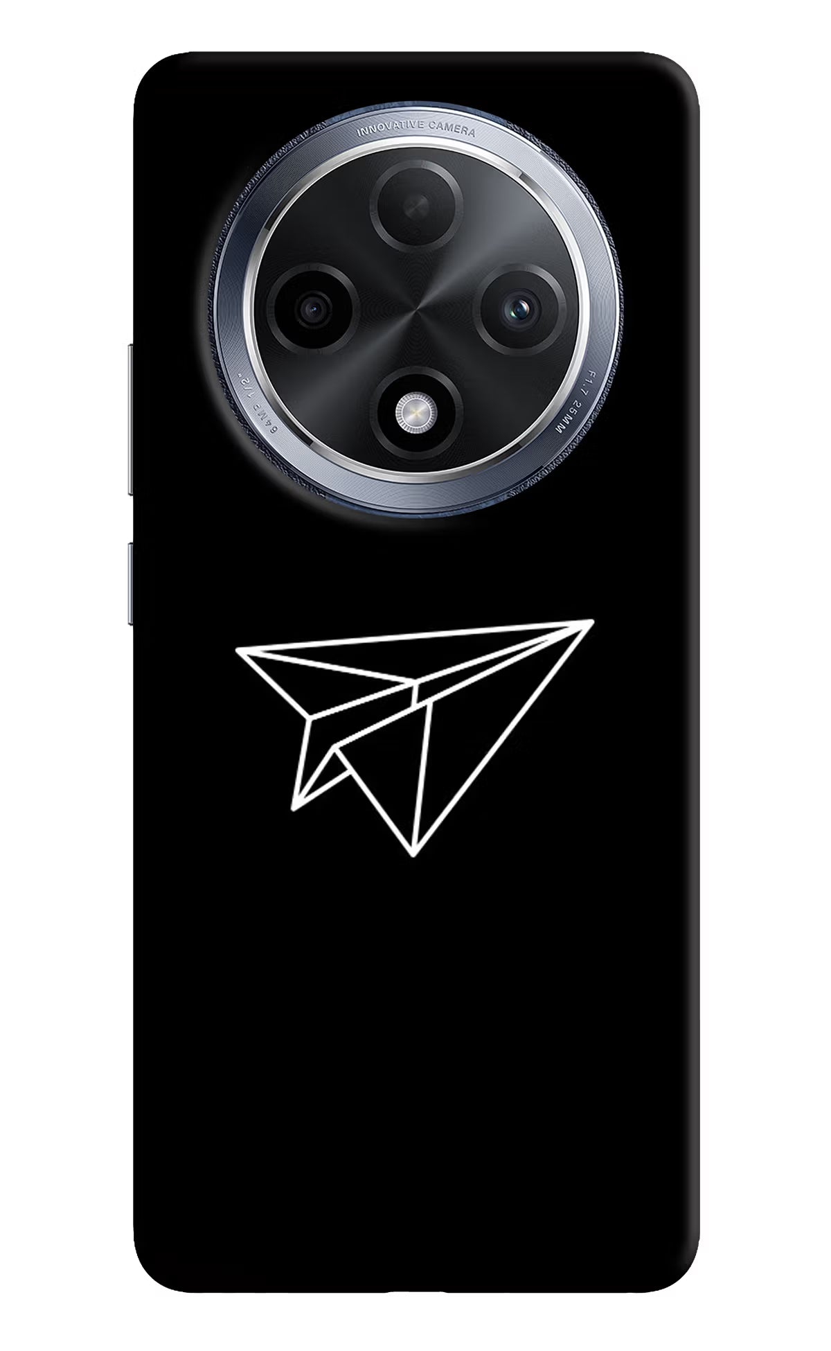 Paper Plane White Oppo F27 Pro Hard Case Back Cover by Casekaro