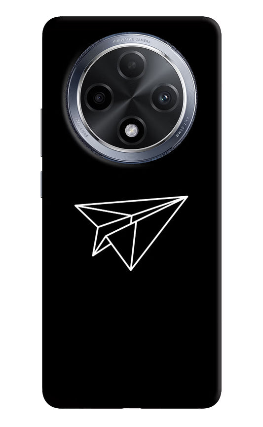 Paper Plane White Oppo F27 Pro Hard Case Back Cover by Casekaro