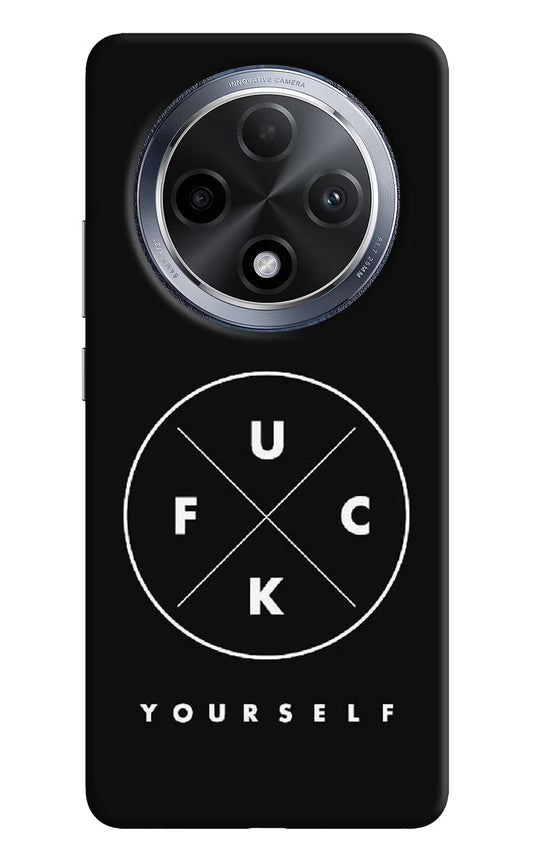 Go Fuck Yourself Oppo F27 Pro Hard Case Back Cover by Casekaro