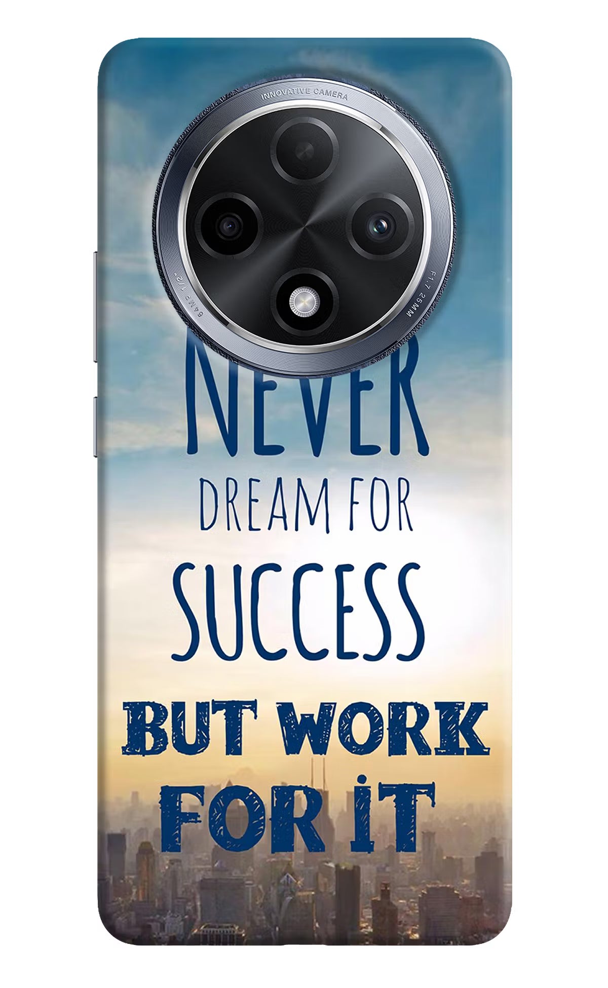 Never Dream For Success But Work For It Oppo F27 Pro Hard Case Back Cover by Casekaro
