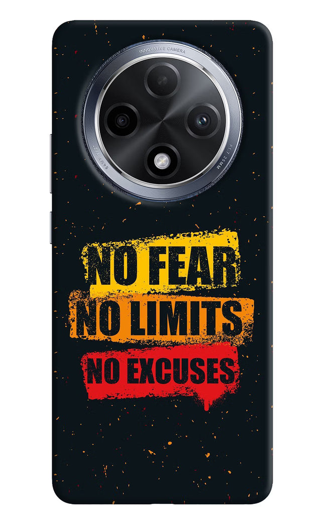 No Fear No Limits No Excuse Oppo F27 Pro Hard Case Back Cover by Casekaro