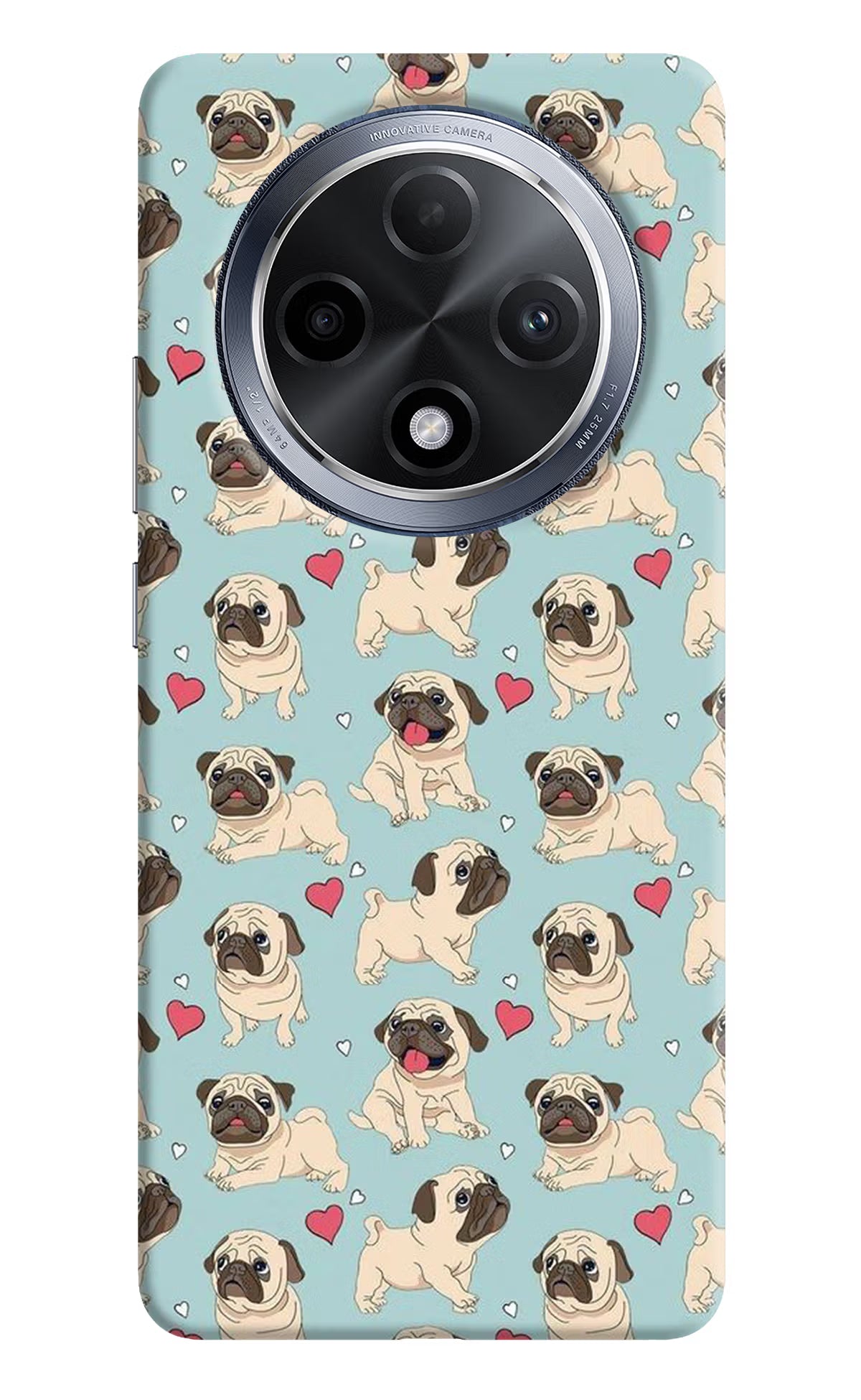 Pug Dog Oppo F27 Pro Hard Case Back Cover by Casekaro