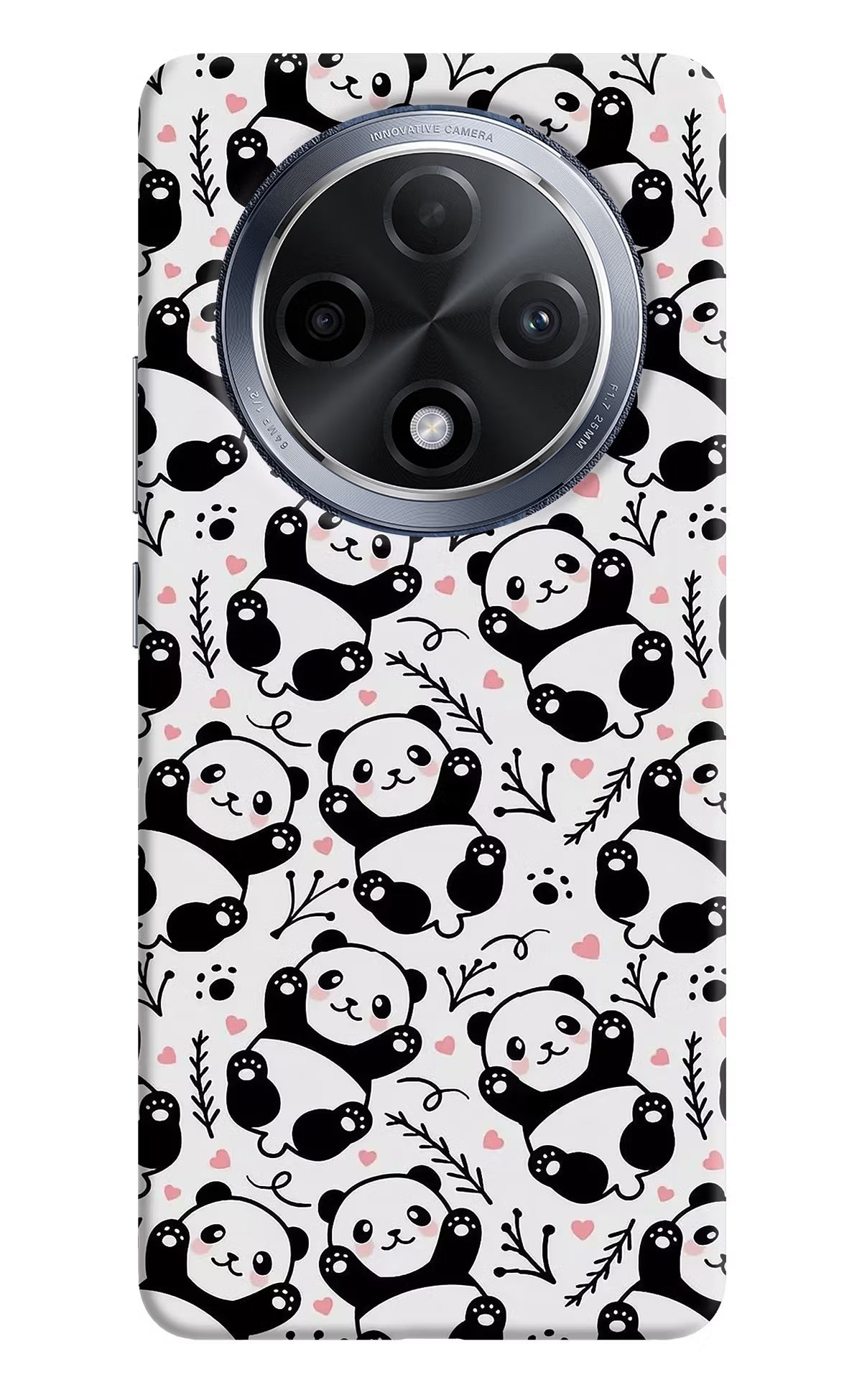 Cute Panda Oppo F27 Pro Hard Case Back Cover by Casekaro