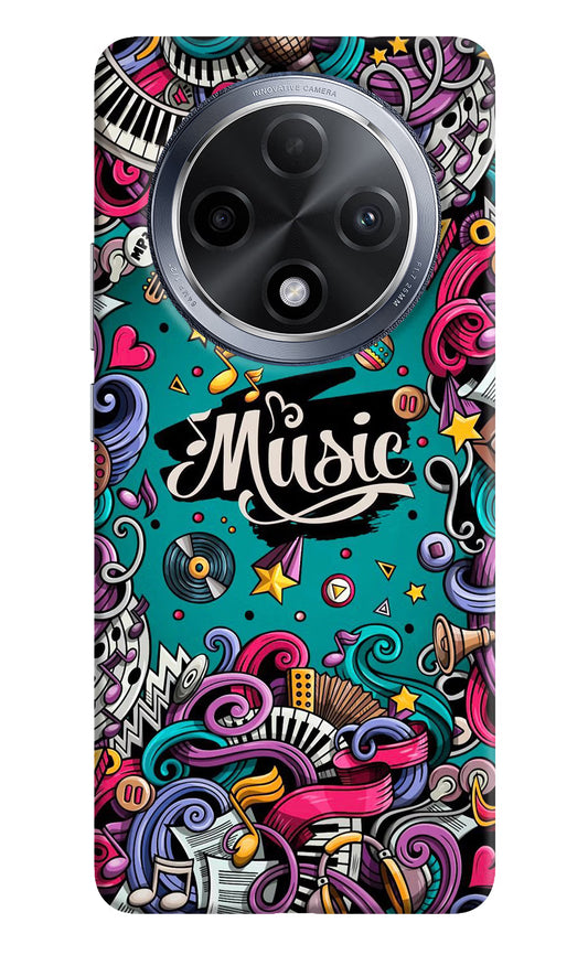 Music Graffiti Oppo F27 Pro Hard Case Back Cover by Casekaro