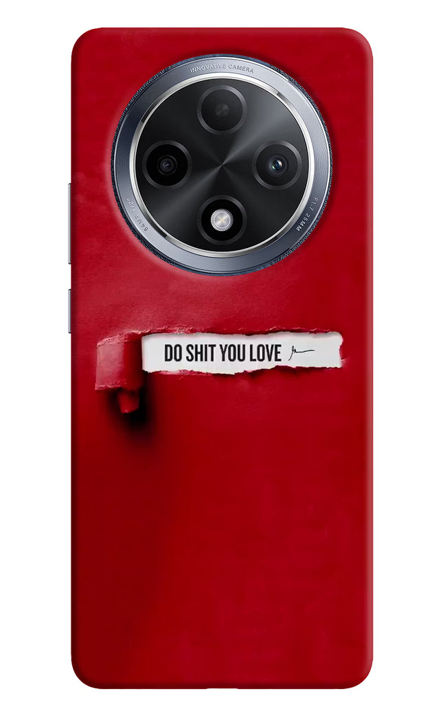 Do Shit You Love Oppo F27 Pro Hard Case Back Cover by Casekaro