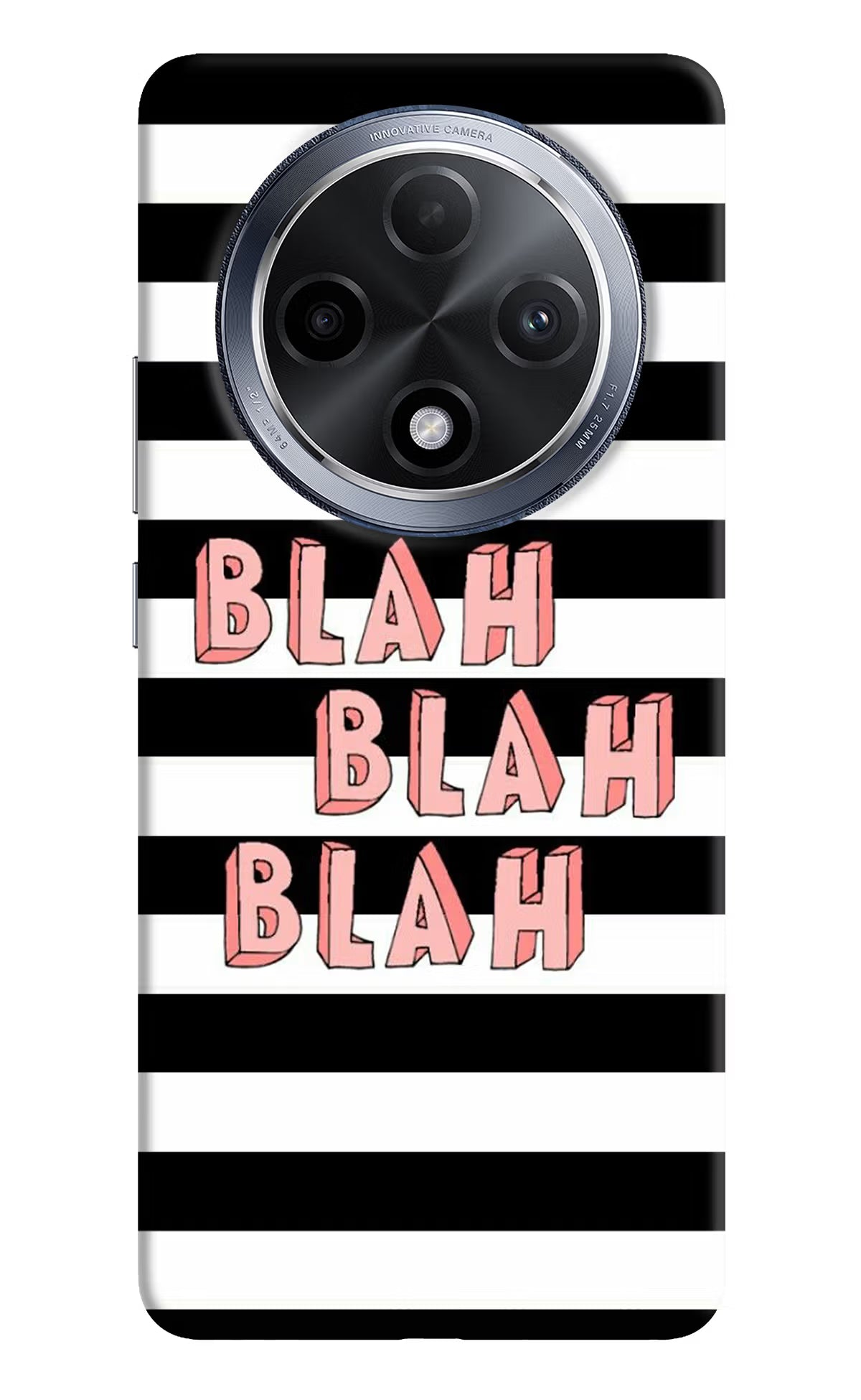 Blah Blah Blah Oppo F27 Pro Hard Case Back Cover by Casekaro