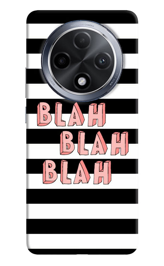 Blah Blah Blah Oppo F27 Pro Hard Case Back Cover by Casekaro