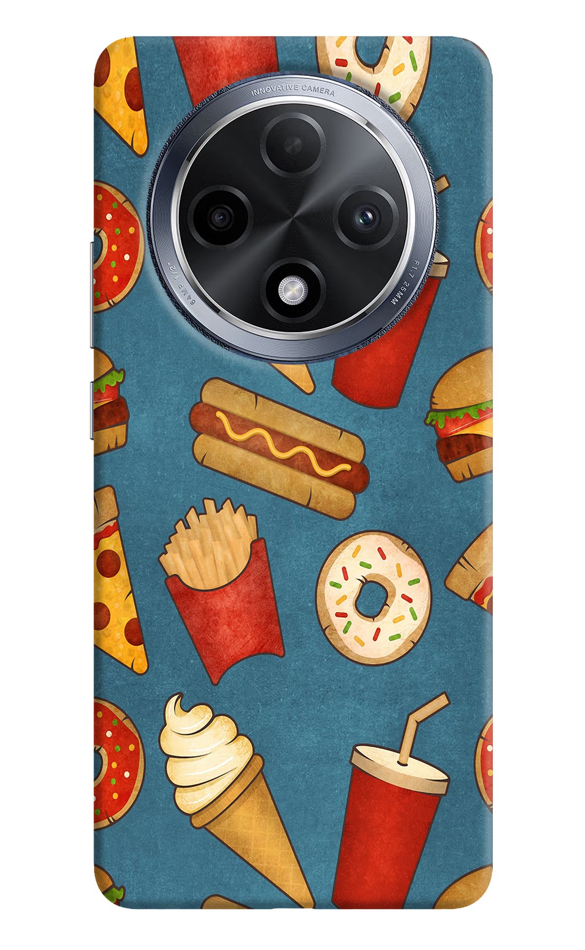 Foodie Oppo F27 Pro Hard Case Back Cover by Casekaro