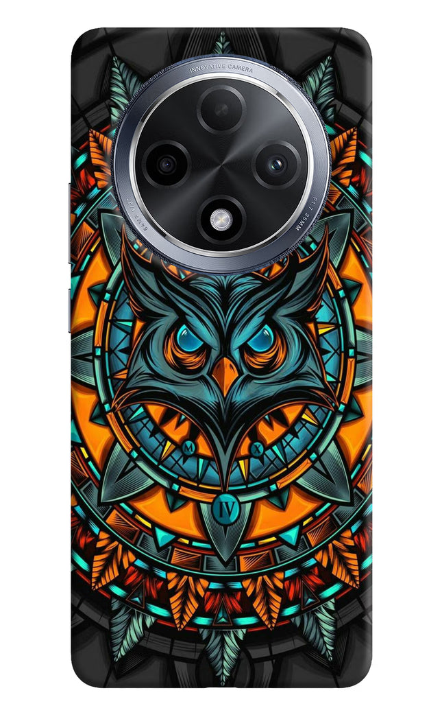 Angry Owl Art Oppo F27 Pro Hard Case Back Cover by Casekaro
