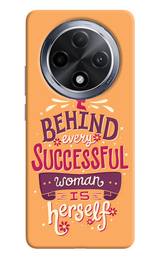 Behind Every Successful Woman There Is Herself Oppo F27 Pro Hard Case Back Cover by Casekaro