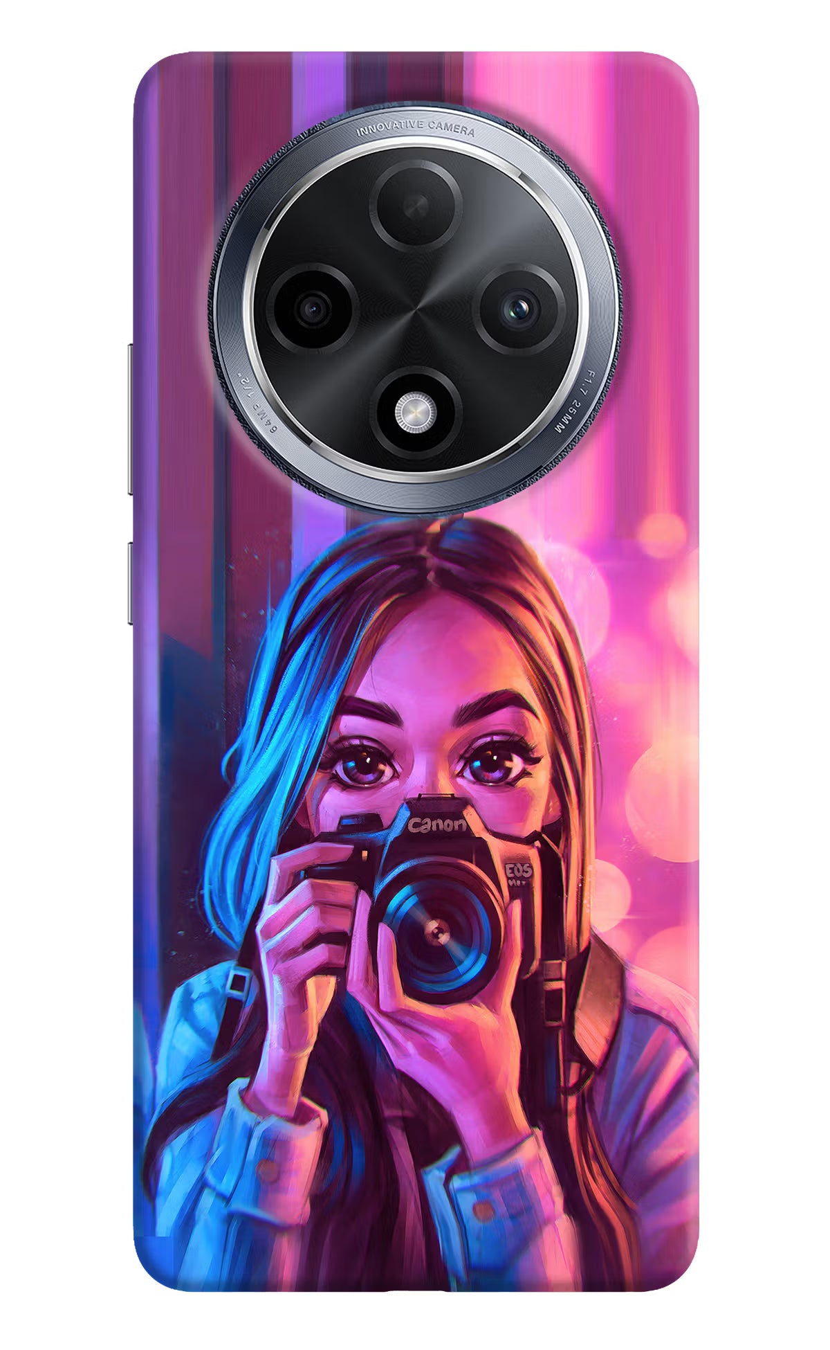 Girl Photographer Oppo F27 Pro Hard Case Back Cover by Casekaro