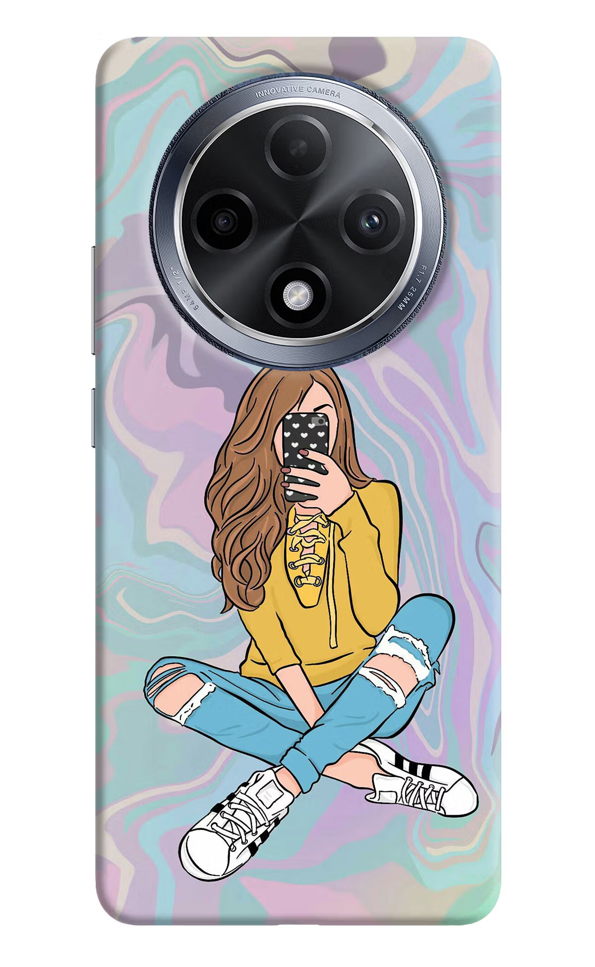 Selfie Girl Oppo F27 Pro Hard Case Back Cover by Casekaro