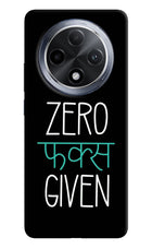 Zero Fucks Given Oppo F27 Pro Hard Case Back Cover by Casekaro