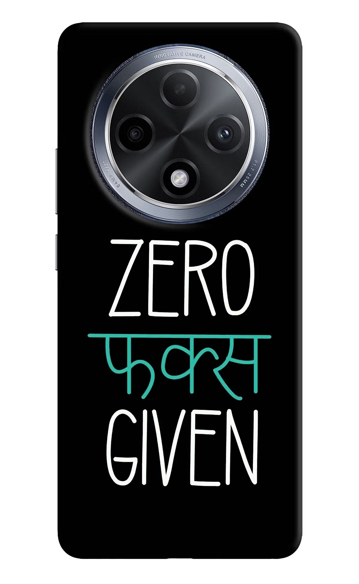 Zero Fucks Given Oppo F27 Pro Hard Case Back Cover by Casekaro