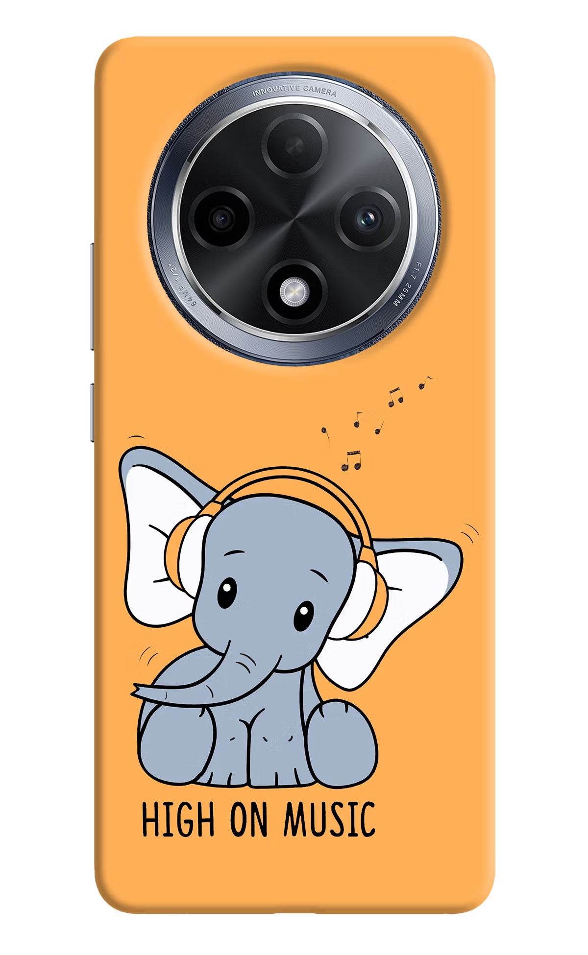 High On Music Oppo F27 Pro Hard Case Back Cover by Casekaro