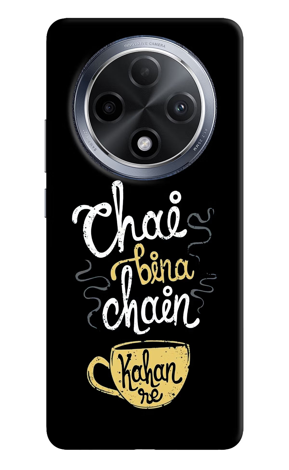 Chai Bina Chain Kaha Re Oppo F27 Pro Hard Case Back Cover by Casekaro