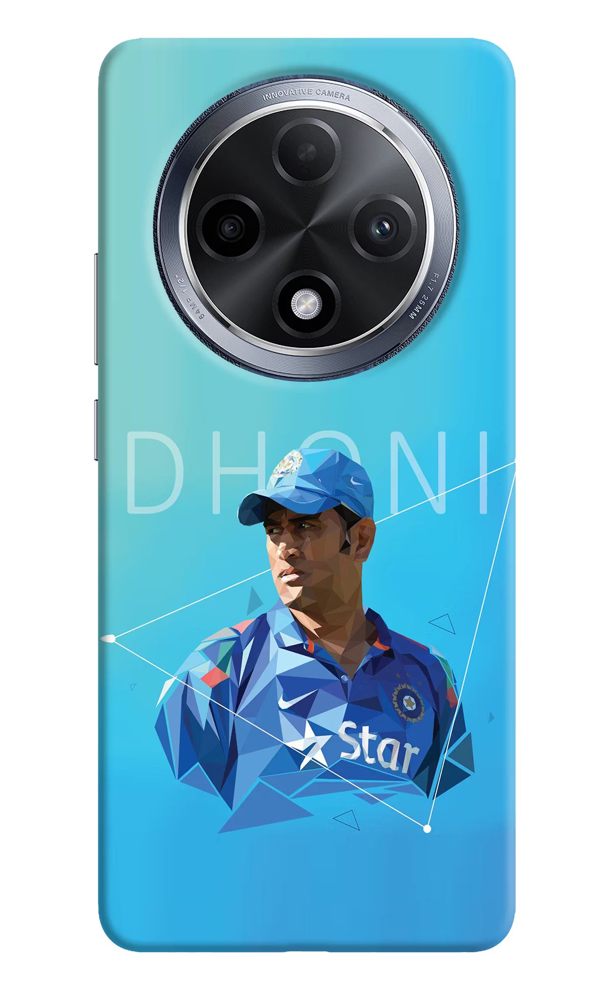 Dhoni Artwork Oppo F27 Pro Hard Case Back Cover by Casekaro