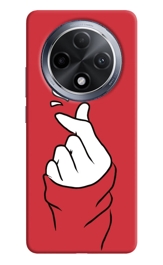 Korean Love Sign Oppo F27 Pro Hard Case Back Cover by Casekaro