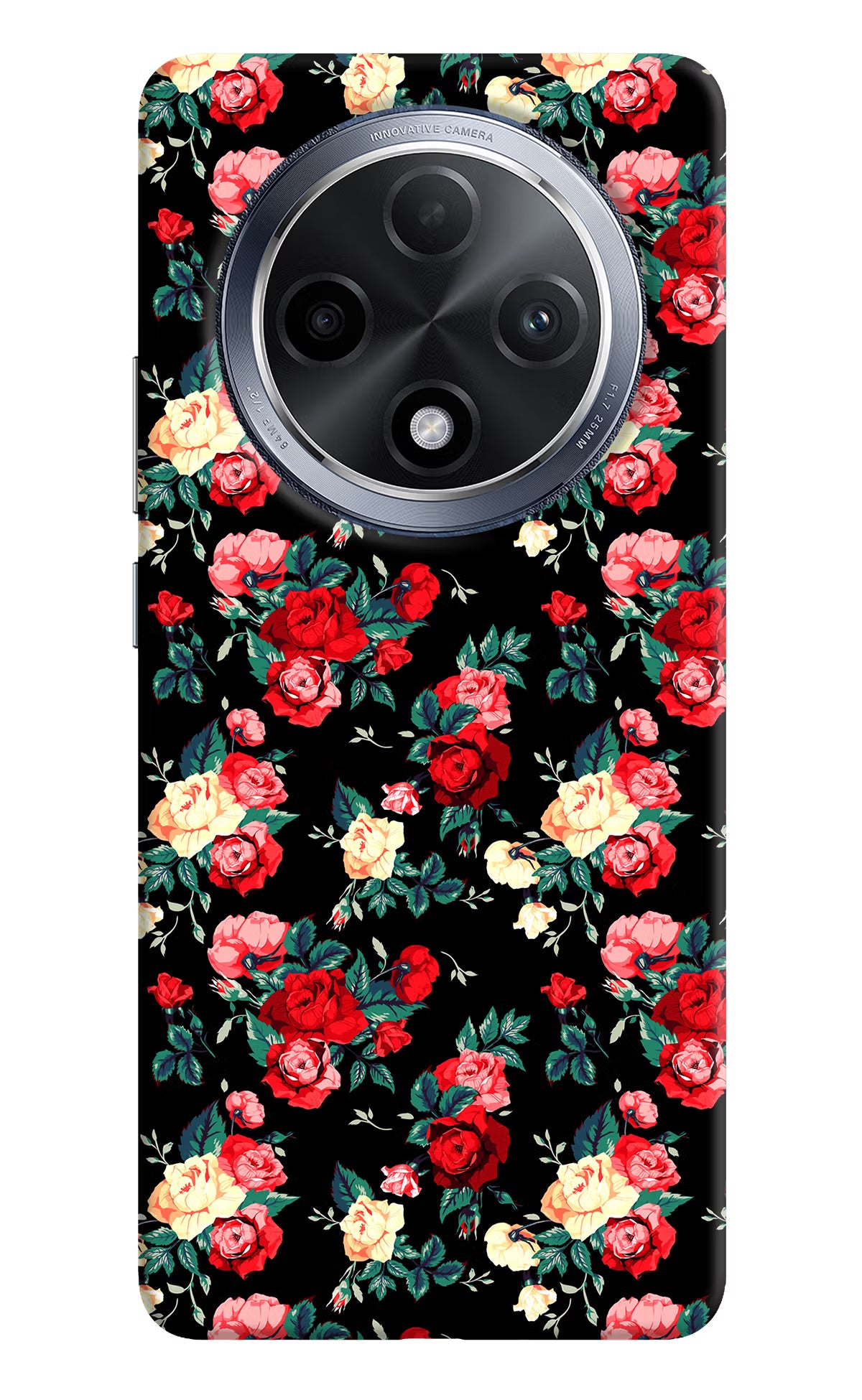 Rose Pattern Oppo F27 Pro Hard Case Back Cover by Casekaro