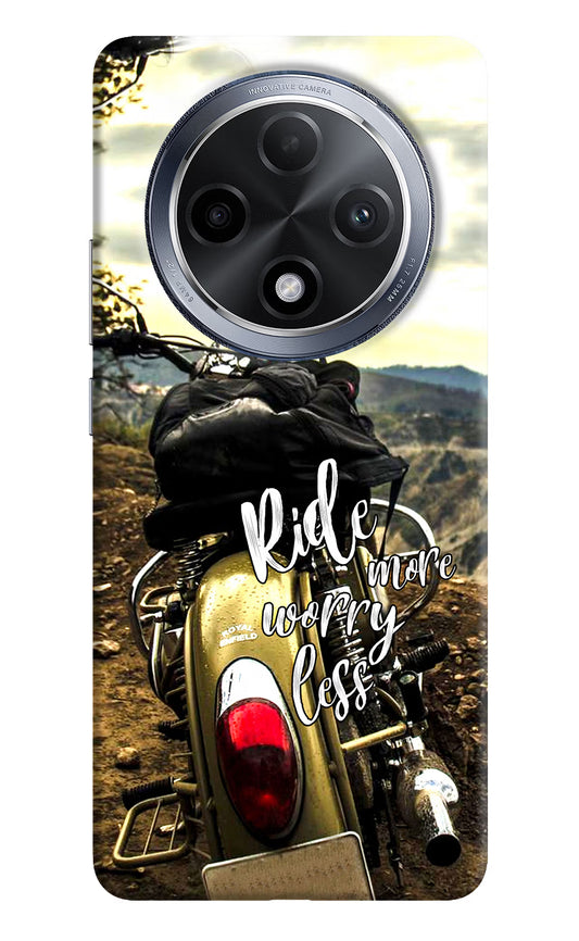 Ride More Worry Less Oppo F27 Pro Hard Case Back Cover by Casekaro