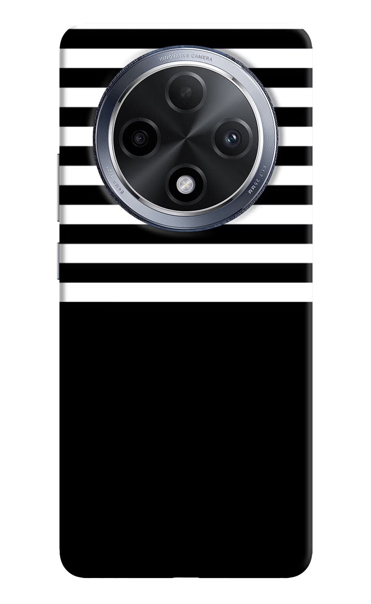 Black and White Print Oppo F27 Pro Hard Case Back Cover by Casekaro