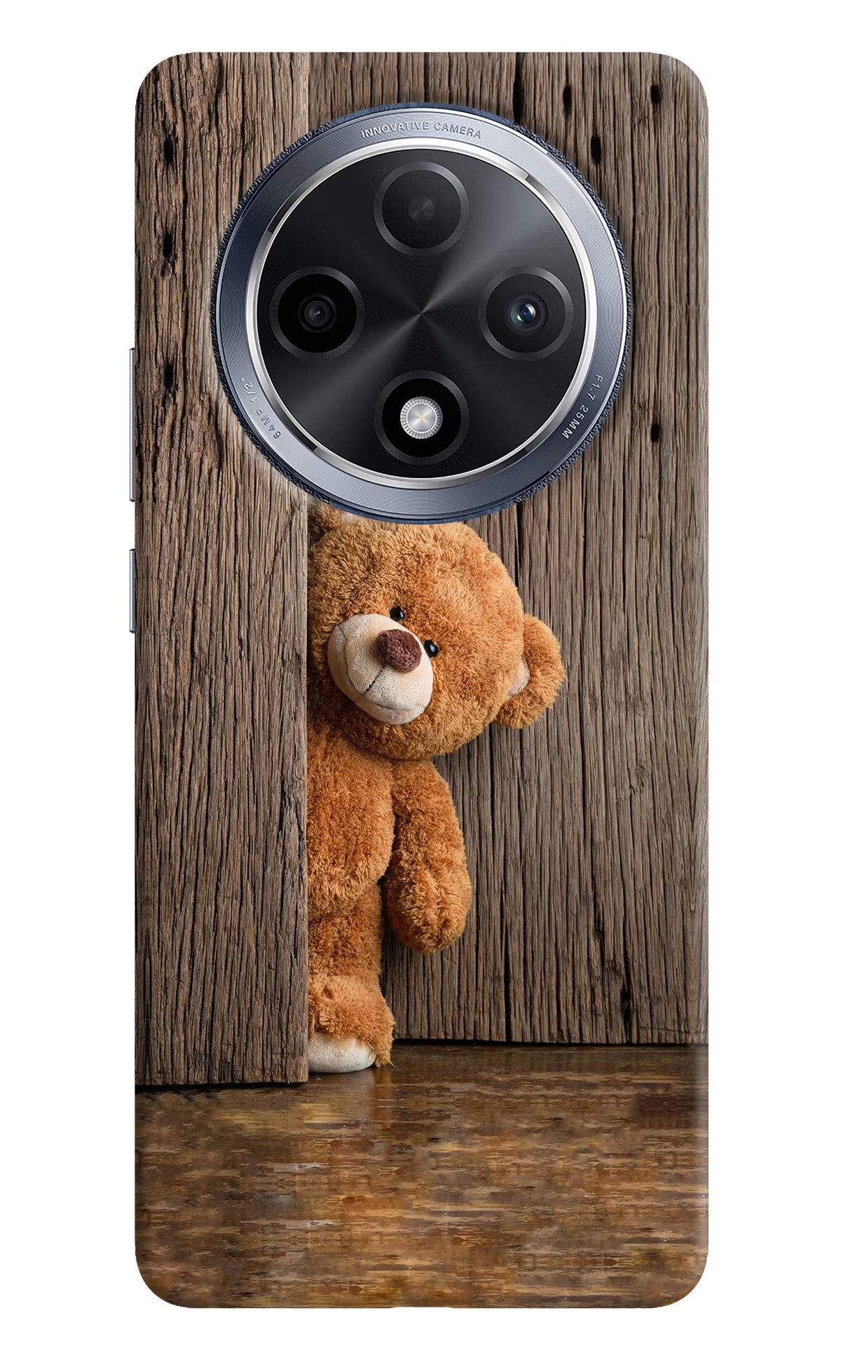 Teddy Wooden Oppo F27 Pro Hard Case Back Cover by Casekaro