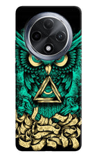 Green Owl Oppo F27 Pro Hard Case Back Cover by Casekaro