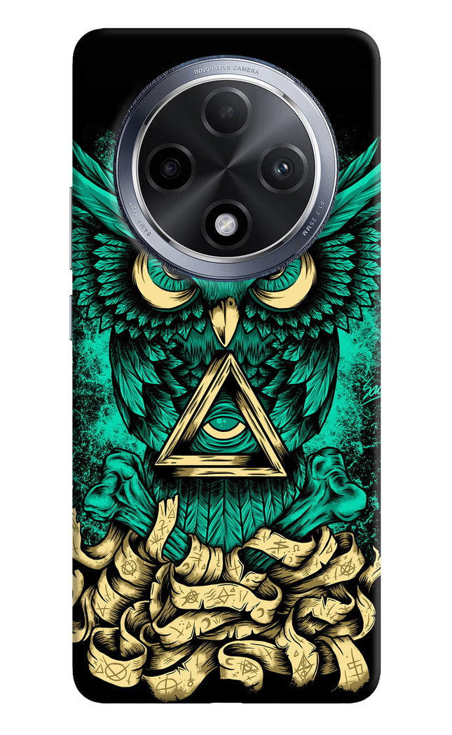Green Owl Oppo F27 Pro Hard Case Back Cover by Casekaro