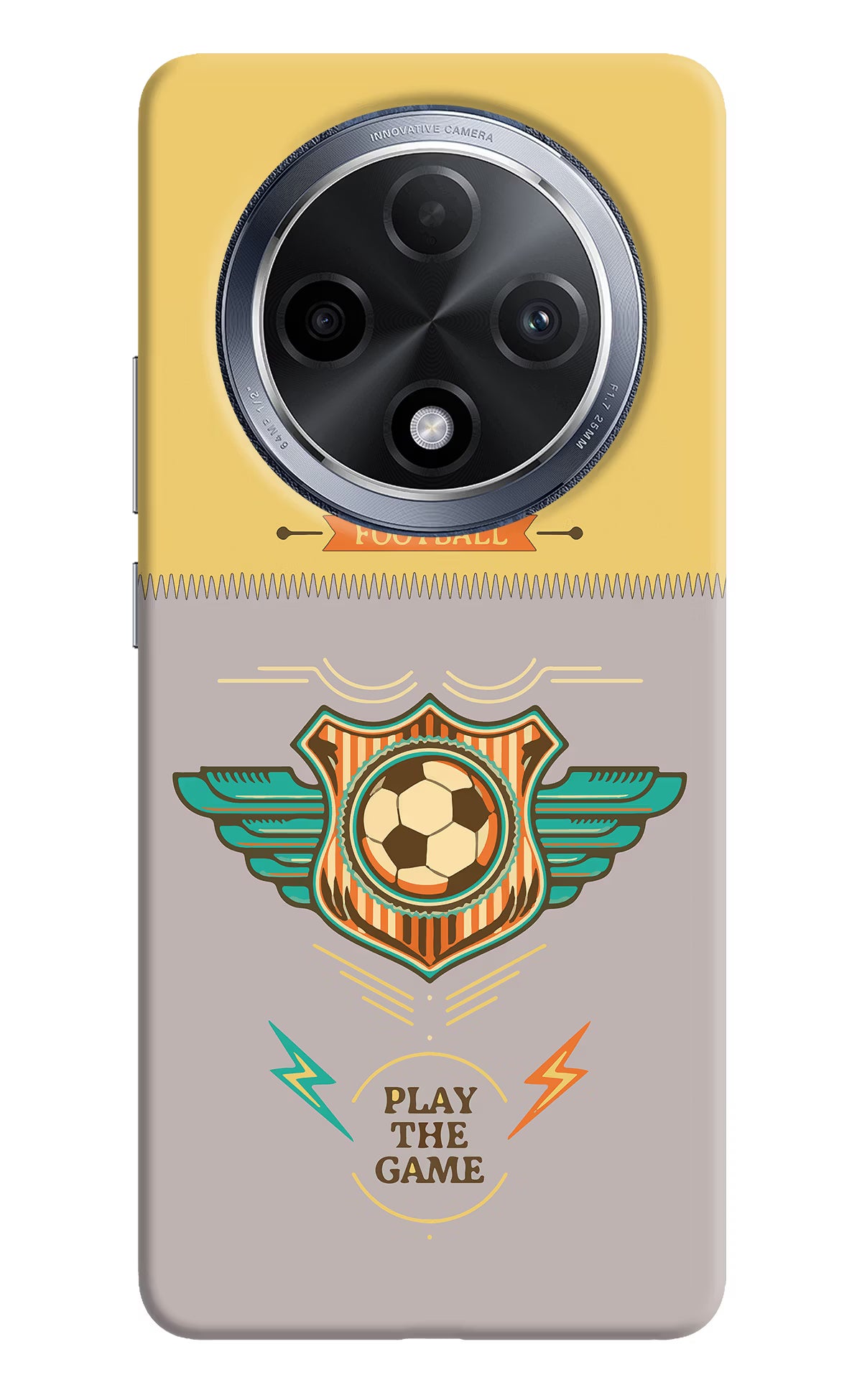 Football Oppo F27 Pro Hard Case Back Cover by Casekaro