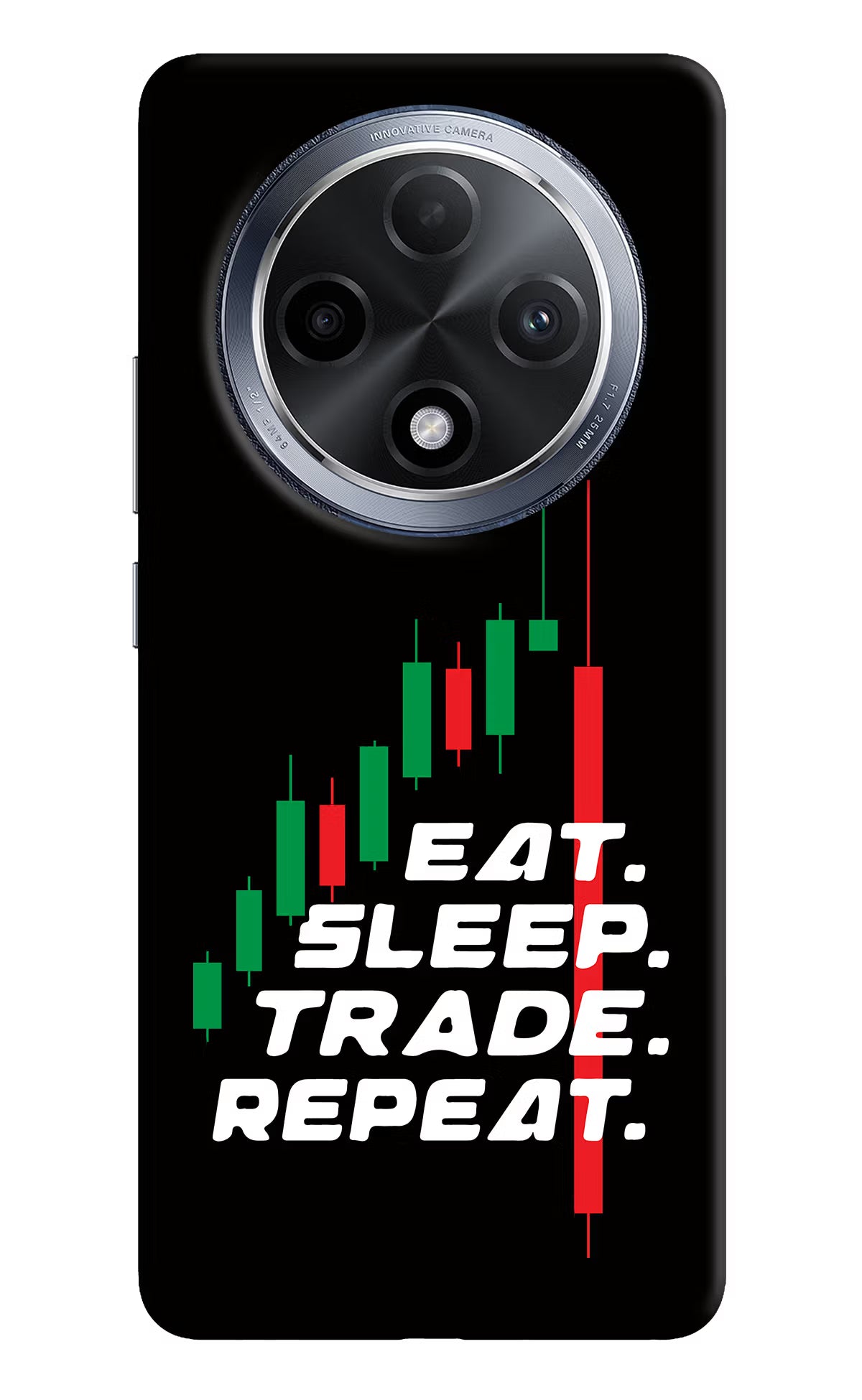 Eat Sleep Trade Repeat Oppo F27 Pro Hard Case Back Cover by Casekaro