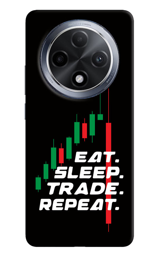 Eat Sleep Trade Repeat Oppo F27 Pro Hard Case Back Cover by Casekaro