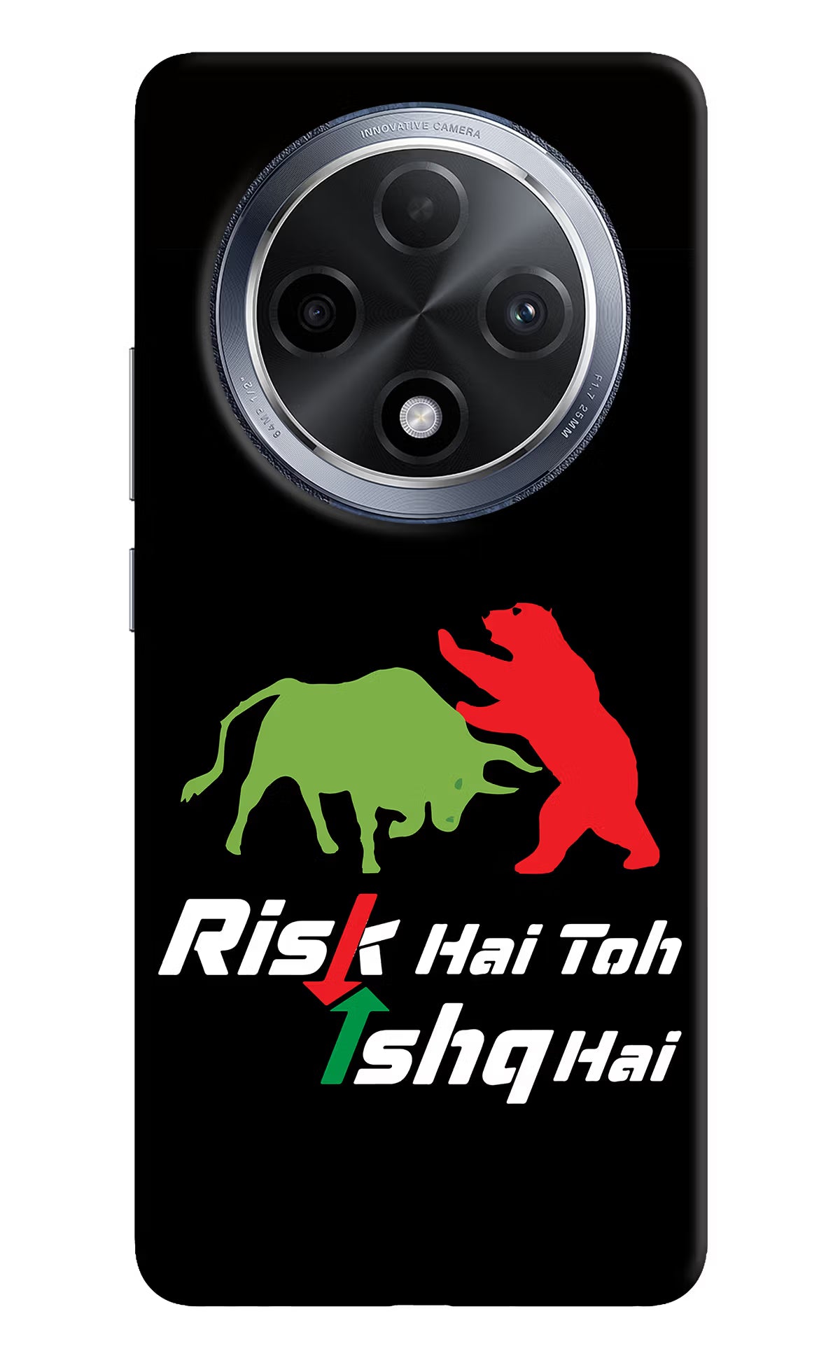 Risk Hai Toh Ishq Hai Oppo F27 Pro Hard Case Back Cover by Casekaro