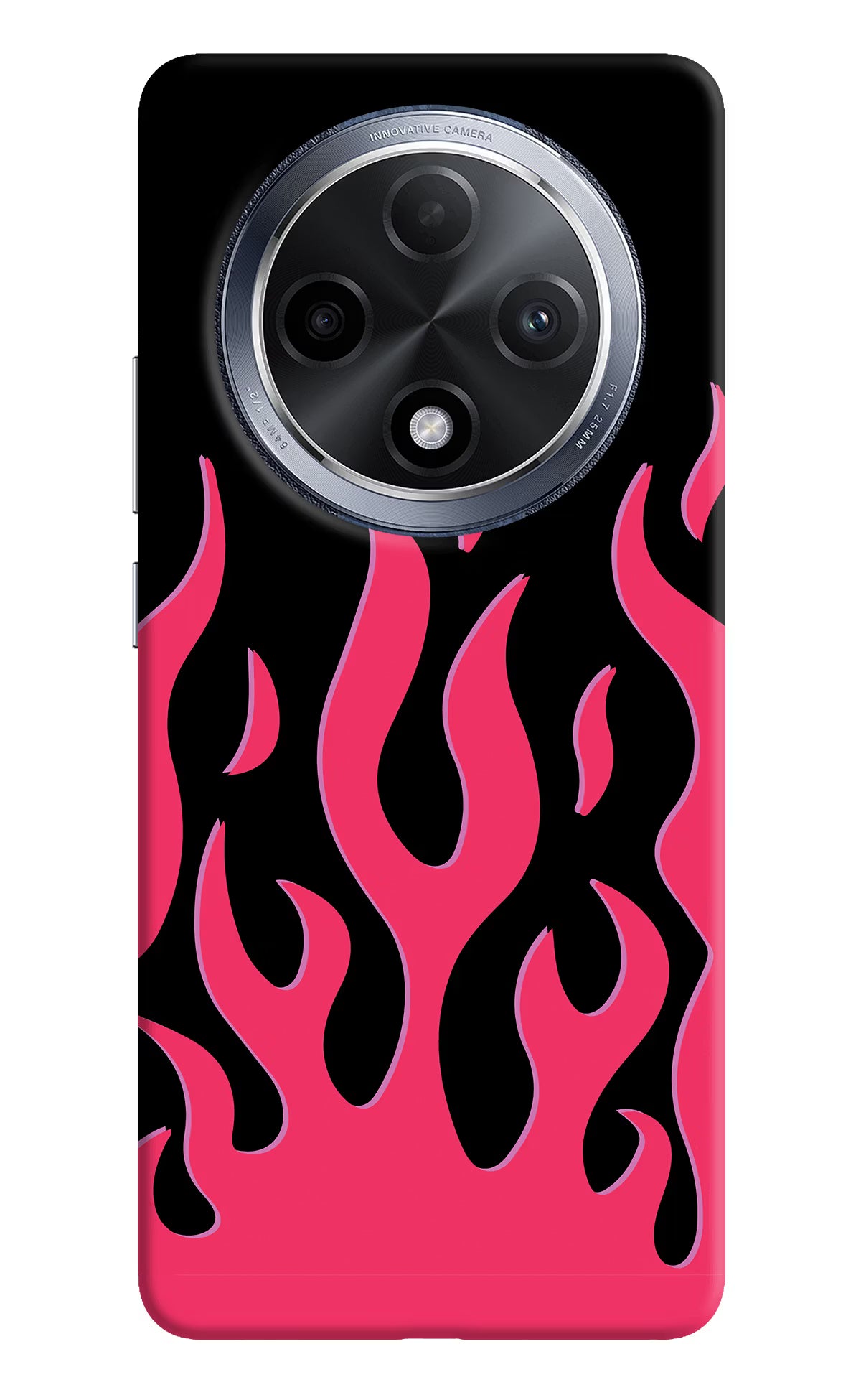 Fire Flames Oppo F27 Pro Hard Case Back Cover by Casekaro