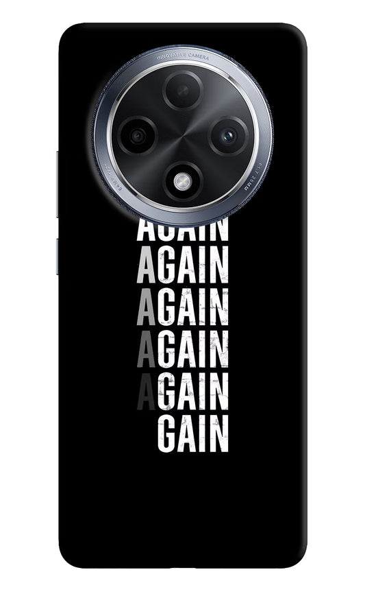 Again Again Gain Oppo F27 Pro Hard Case Back Cover by Casekaro