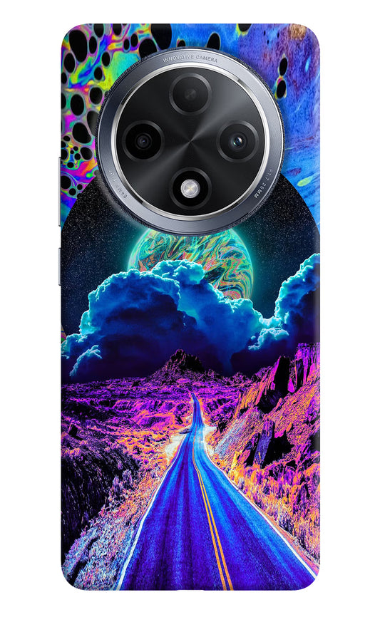 Psychedelic Painting Oppo F27 Pro Hard Case Back Cover by Casekaro