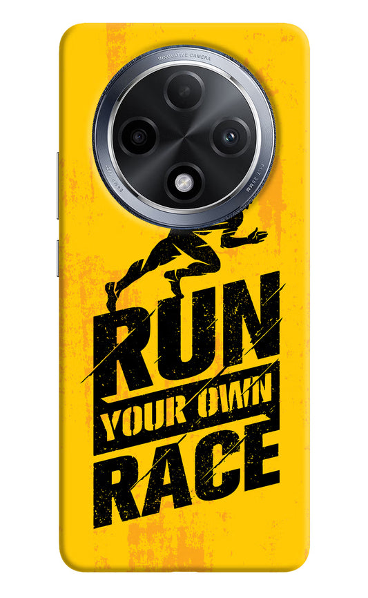 Run Your Own Race Oppo F27 Pro Hard Case Back Cover by Casekaro