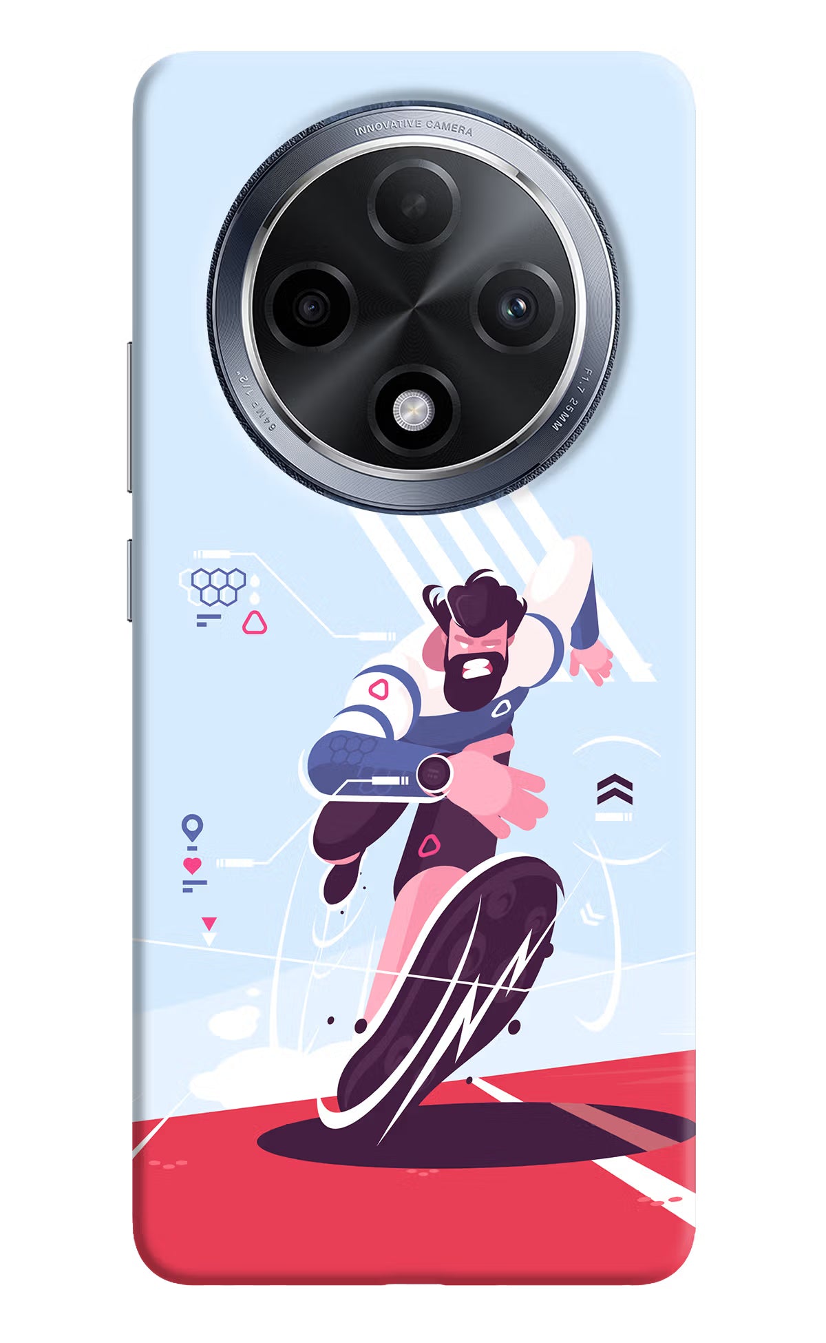 Run Pro Oppo F27 Pro Hard Case Back Cover by Casekaro