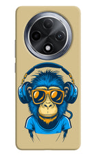Monkey Headphone Oppo F27 Pro Hard Case Back Cover by Casekaro