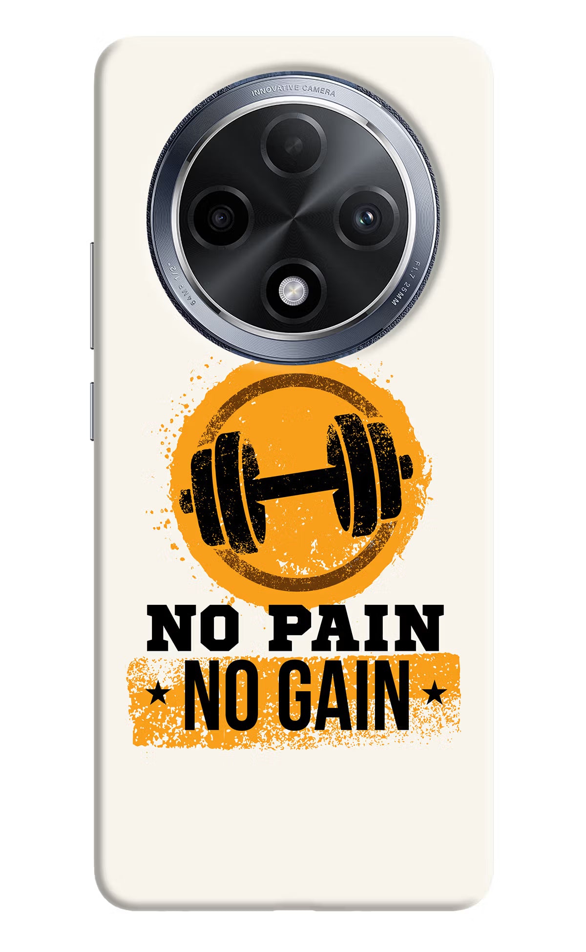 No Pain No Gain Oppo F27 Pro Hard Case Back Cover by Casekaro