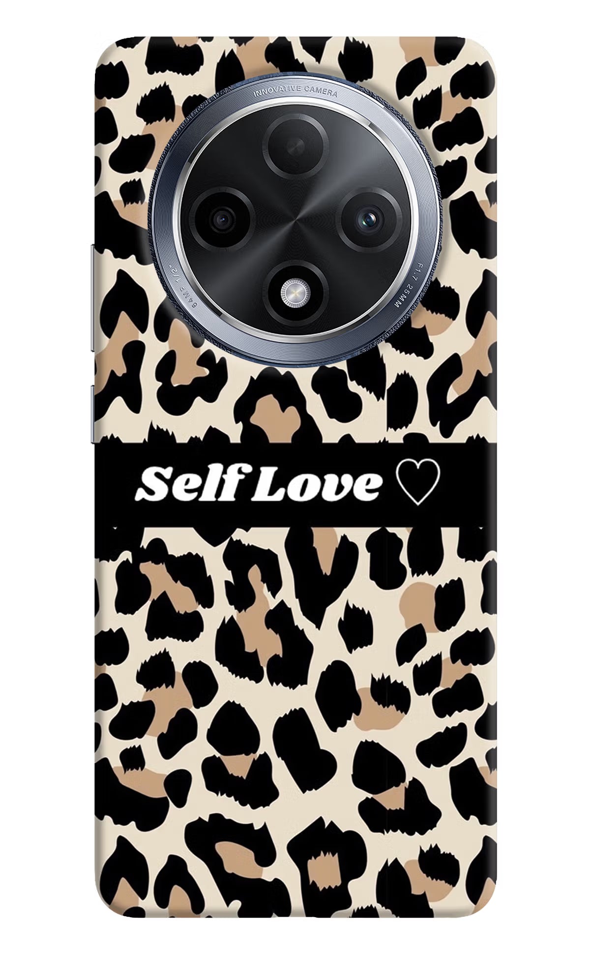 Leopard Print Self Love Oppo F27 Pro Hard Case Back Cover by Casekaro