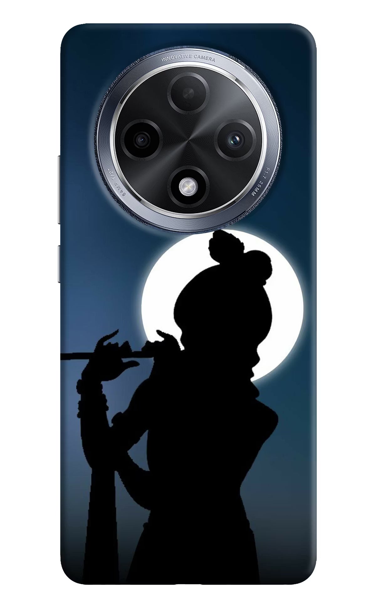 Shri Krishna Silhouette Oppo F27 Pro Hard Case Back Cover by Casekaro