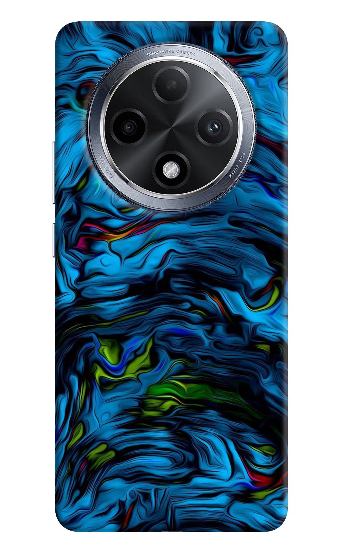Dark Blue Abstract Oppo F27 Pro Hard Case Back Cover by Casekaro