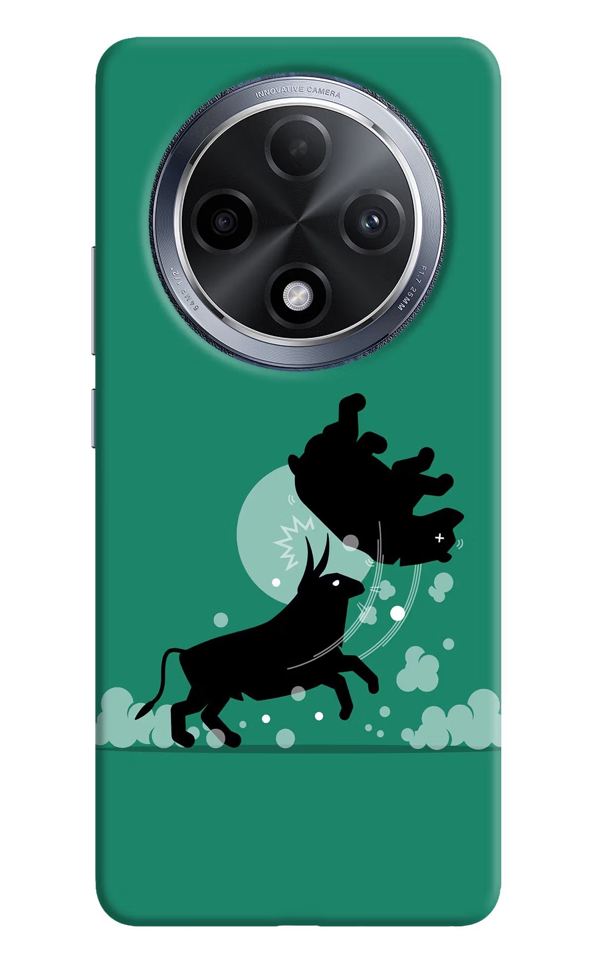 Bull Conqueror Oppo F27 Pro Hard Case Back Cover by Casekaro