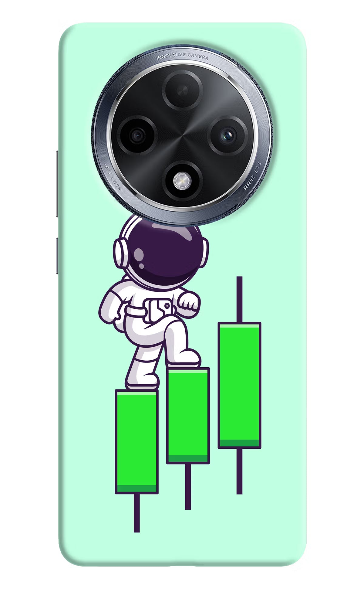 Astronaut Trader Oppo F27 Pro Hard Case Back Cover by Casekaro