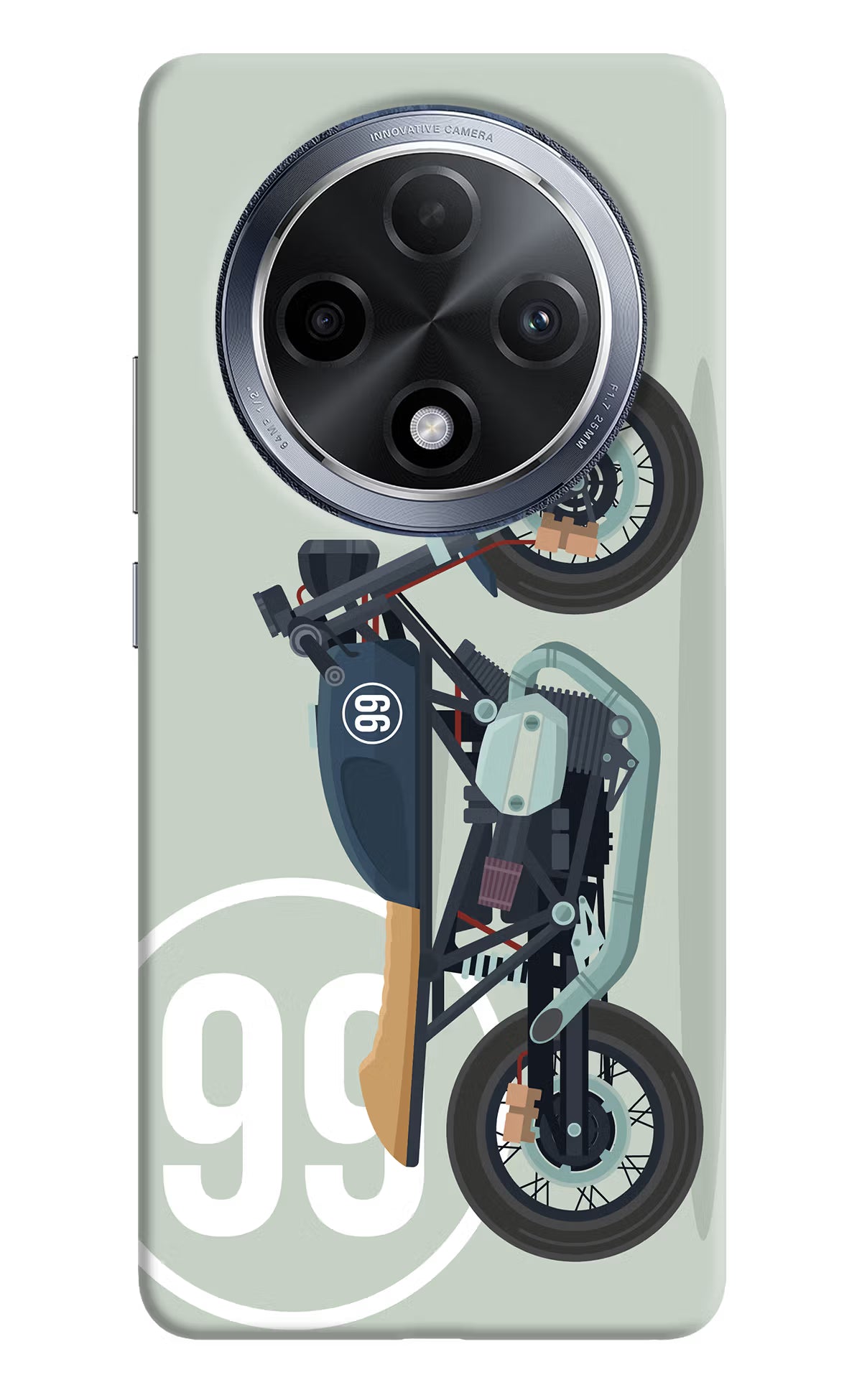 Classic Cafe Racer 99 Oppo F27 Pro Hard Case Back Cover by Casekaro