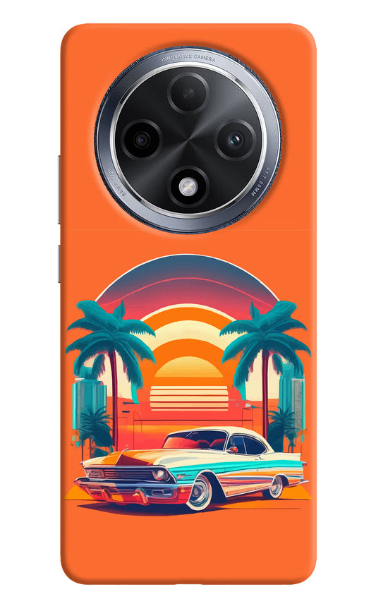 Palm Drive 80s Oppo F27 Pro Hard Case Back Cover by Casekaro