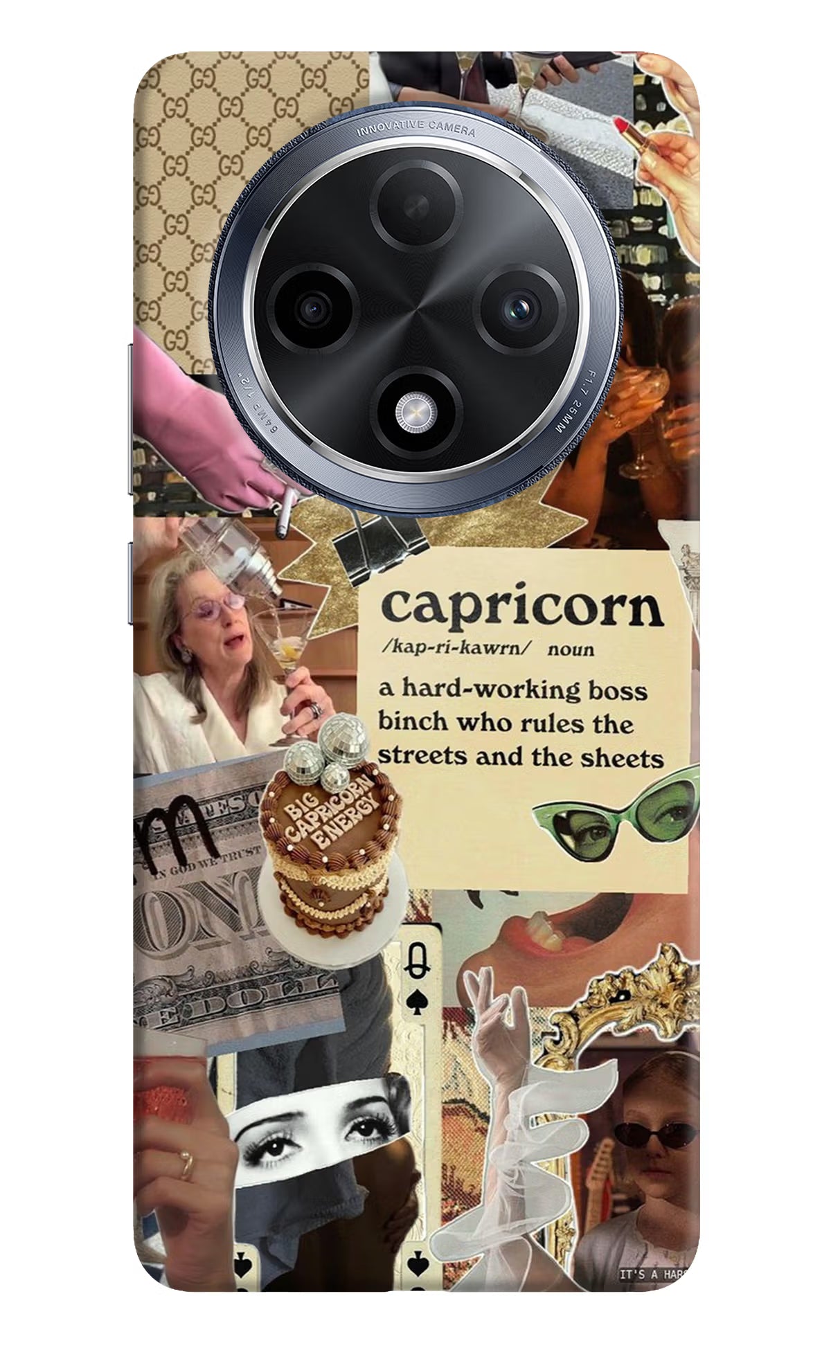 Capricorn Zodiac Oppo F27 Pro Hard Case Back Cover by Casekaro