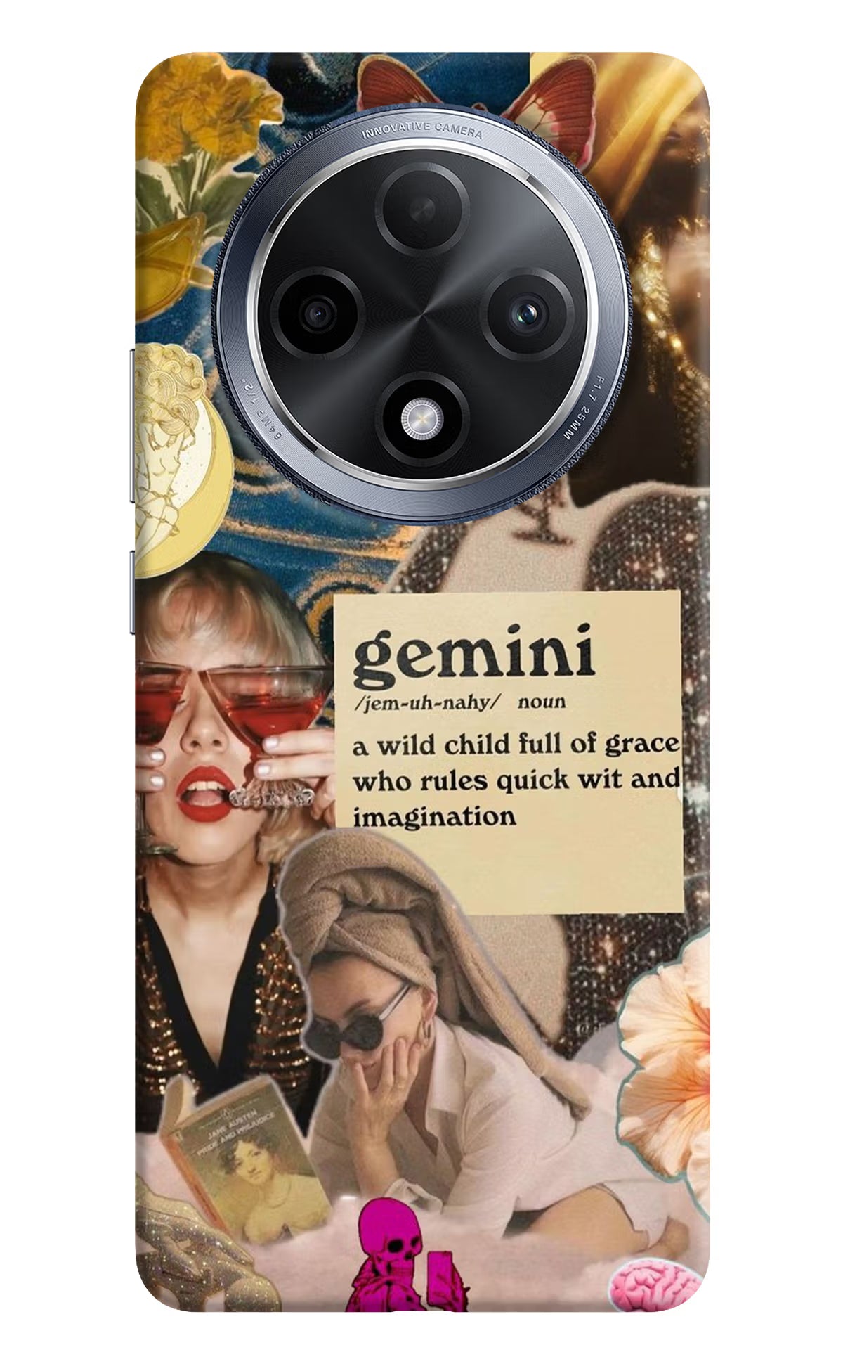 Gemini Zodiac Oppo F27 Pro Hard Case Back Cover by Casekaro