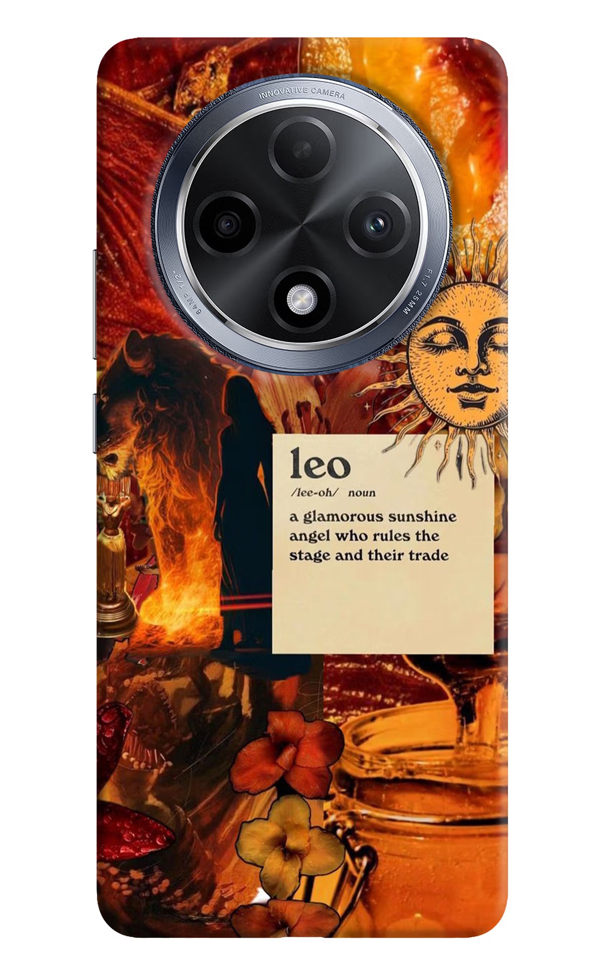 Leo Zodiac Oppo F27 Pro Hard Case Back Cover by Casekaro